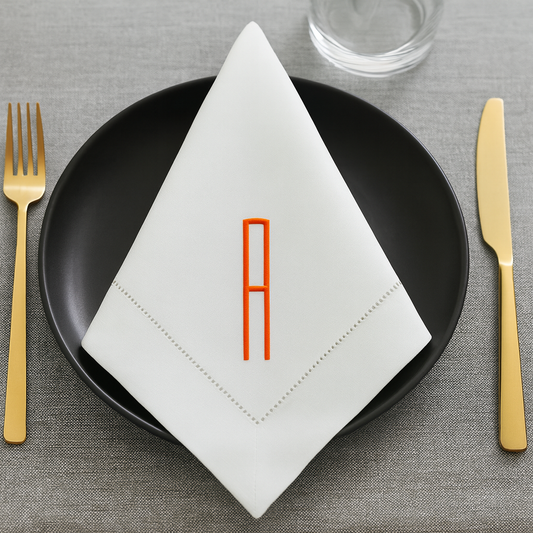 Servilleta de Mesa Lino 20x20-Personalizable con Bordado