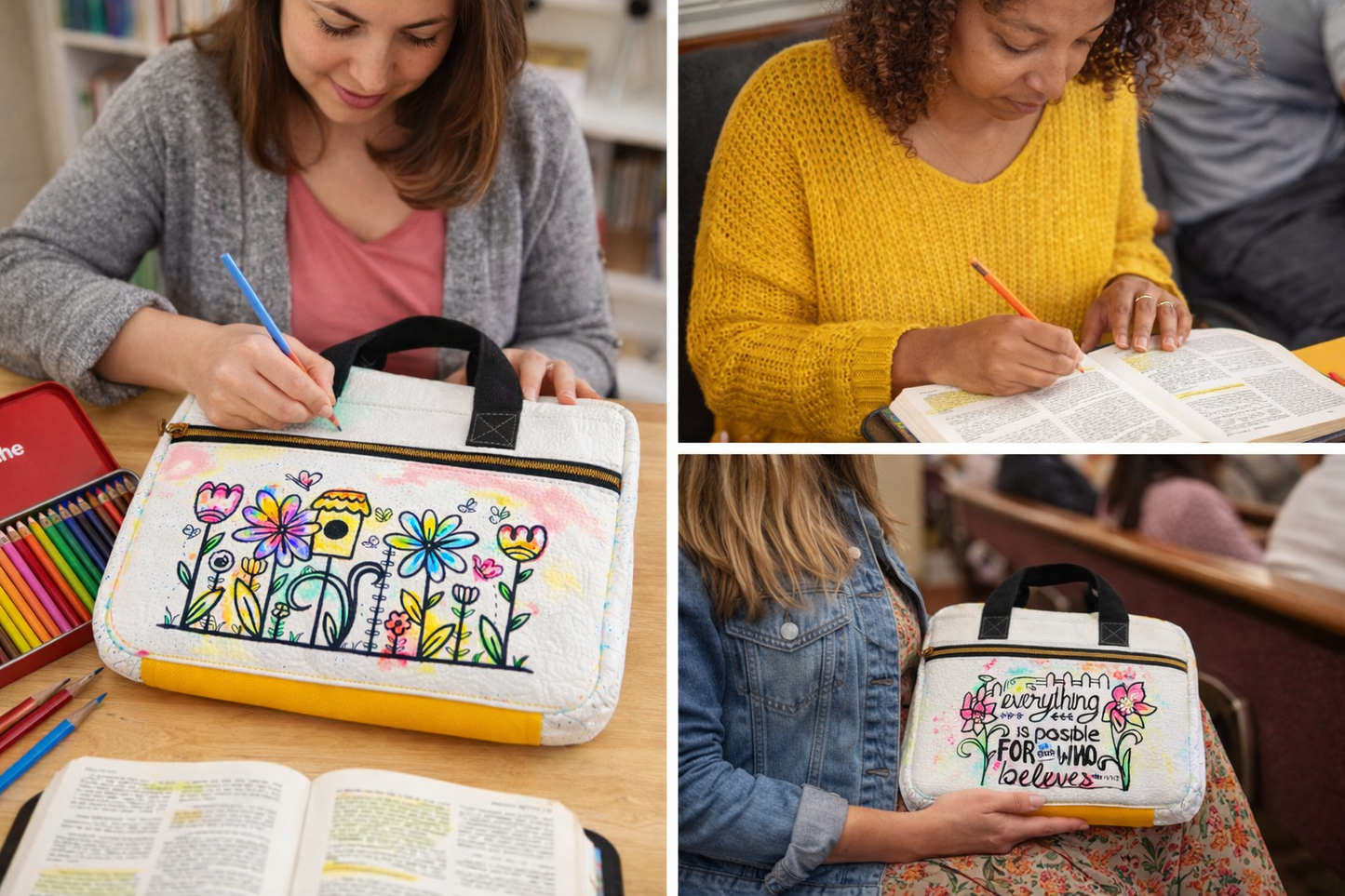 Color My Own Journaling Bible Carry Case