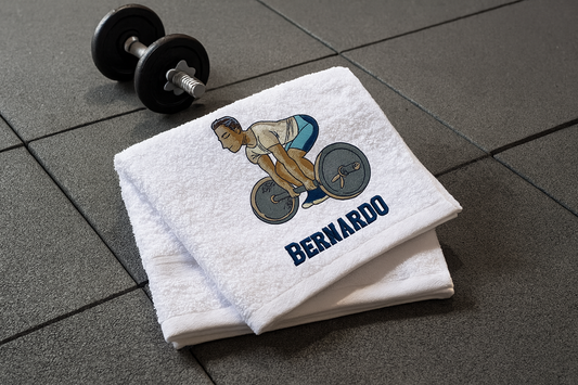 Toalla para Gimnasio-Bordado GRANDE-Personalizable