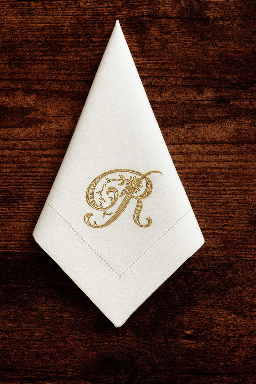 Servilleta de Mesa Lino 20x20-Personalizable con Bordado Premium