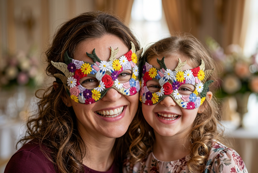 Máscara de Algodón de Reina Floral (Floral Queen Mask)