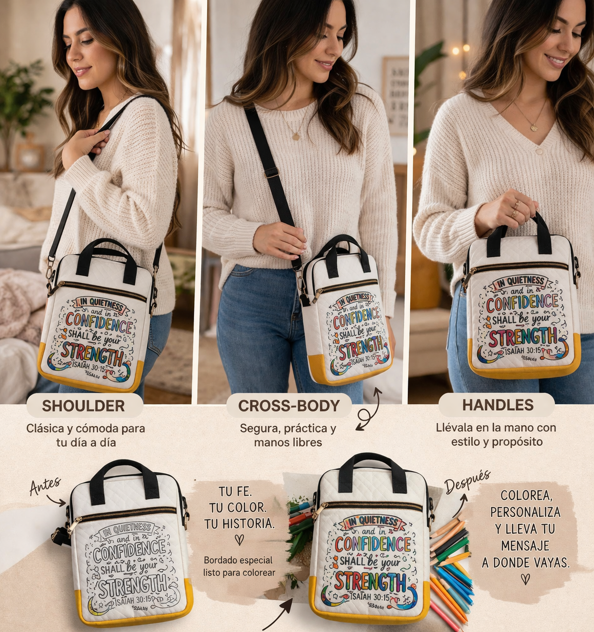 Color My Own Journaling Bible Bag